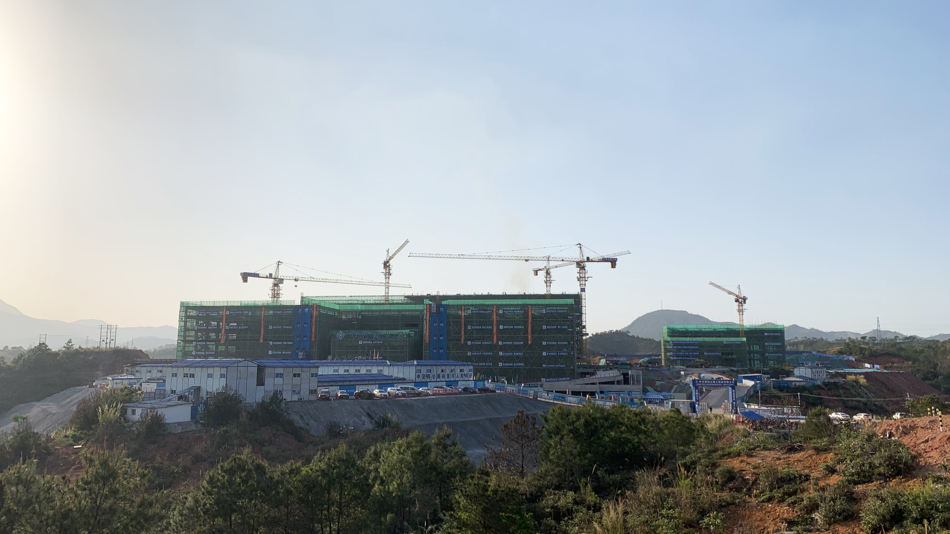 县人民医院新院建设现场