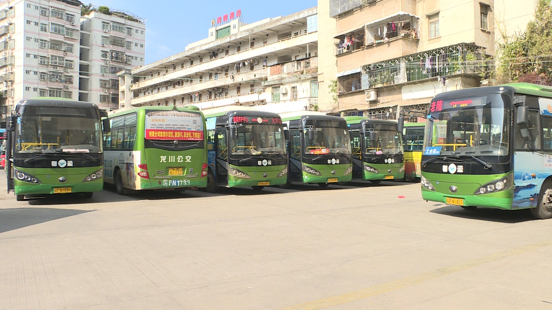 融湾融深乘客点赞公交专线赣深高铁龙川西站与县城工业园区实现无缝